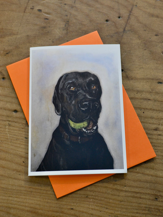 Manu The Dog Card - Rose Jean Smyth