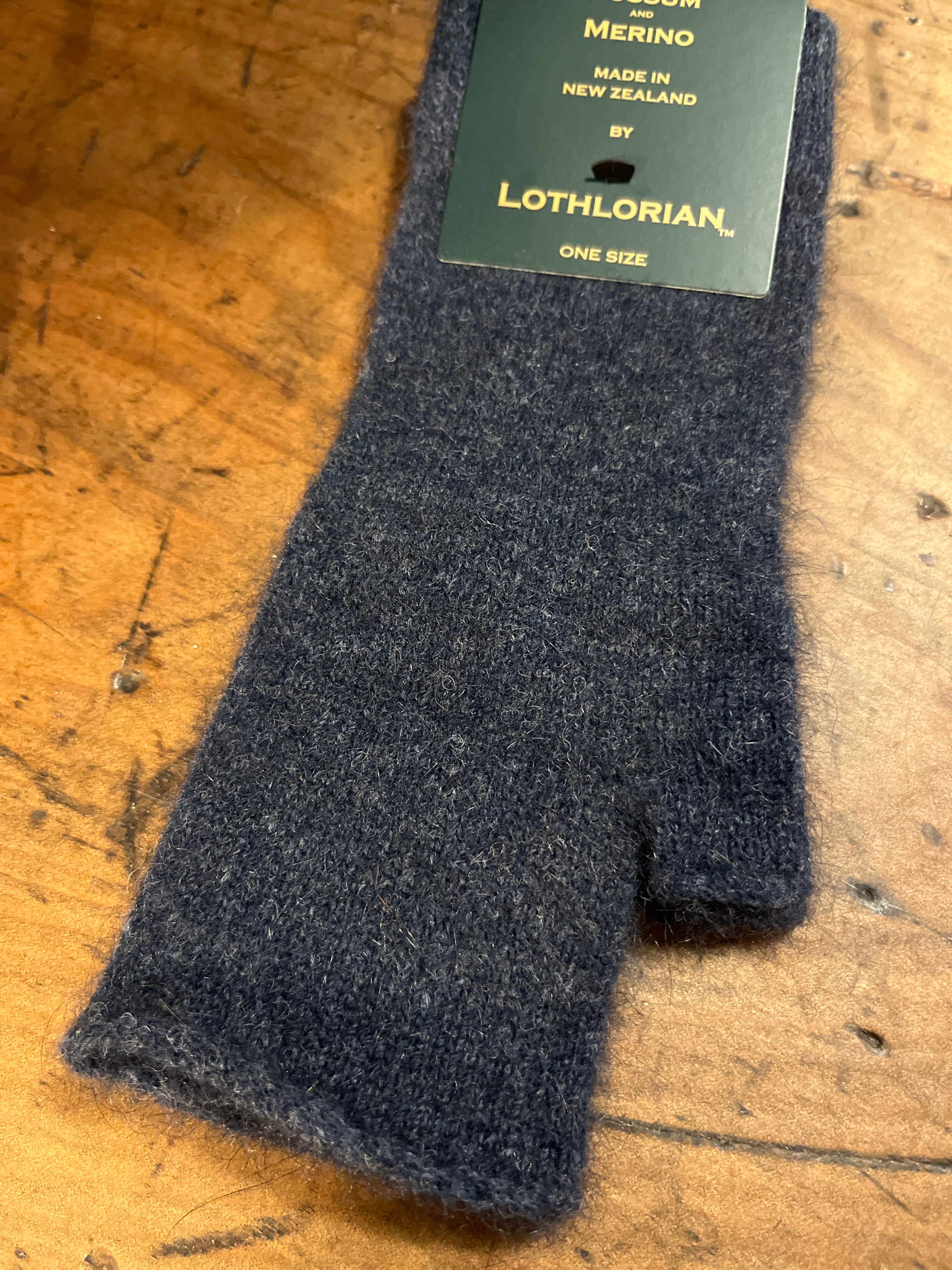 Possum and Merino Fingerless Mitts