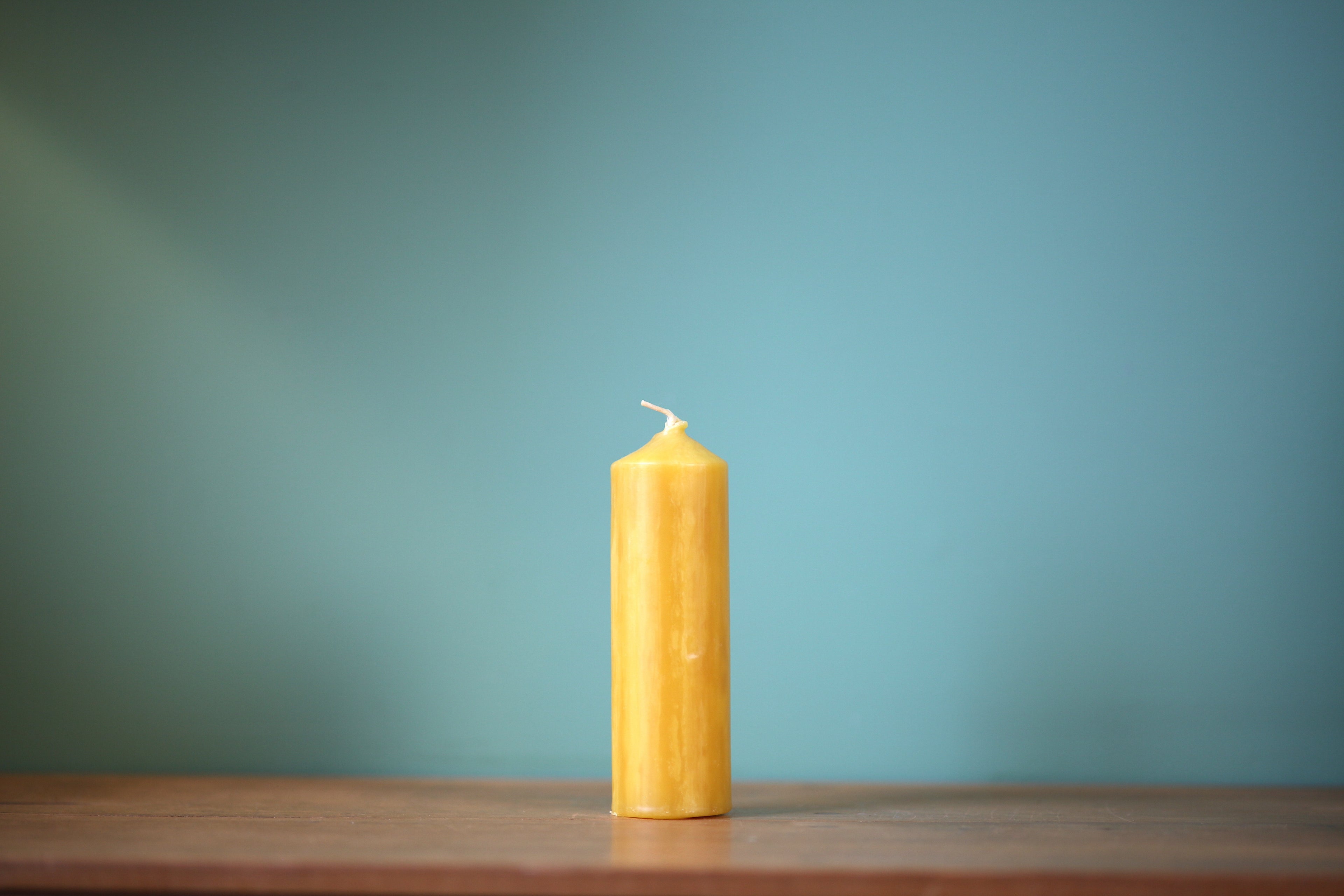 Beeswax Pillar Candle - 38 Diameter 50% beeswax