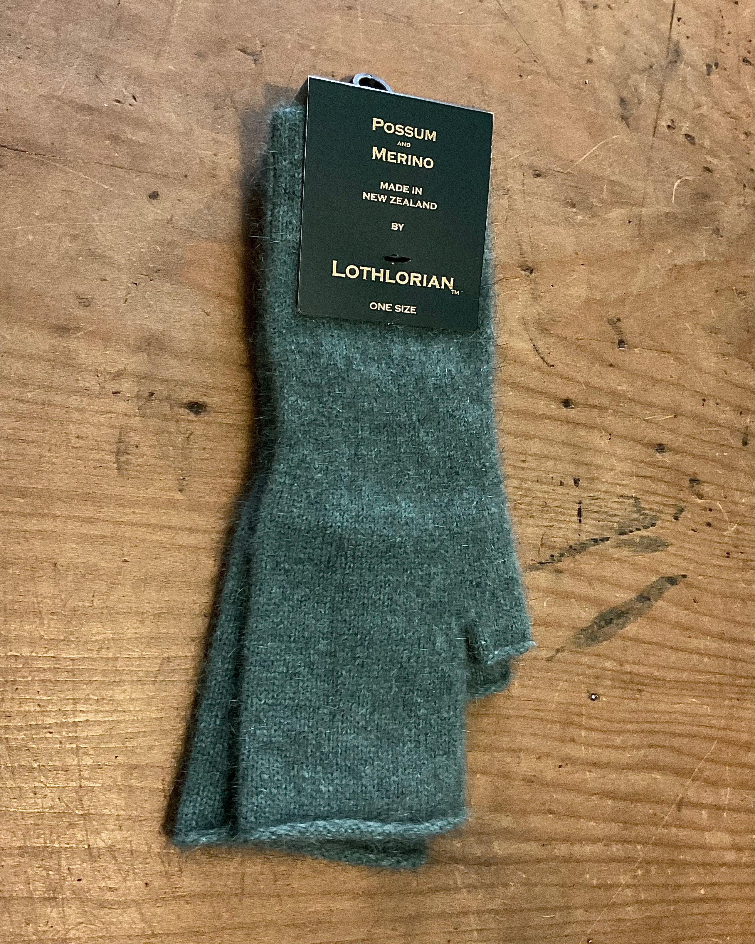 Possum and Merino Fingerless Mitts