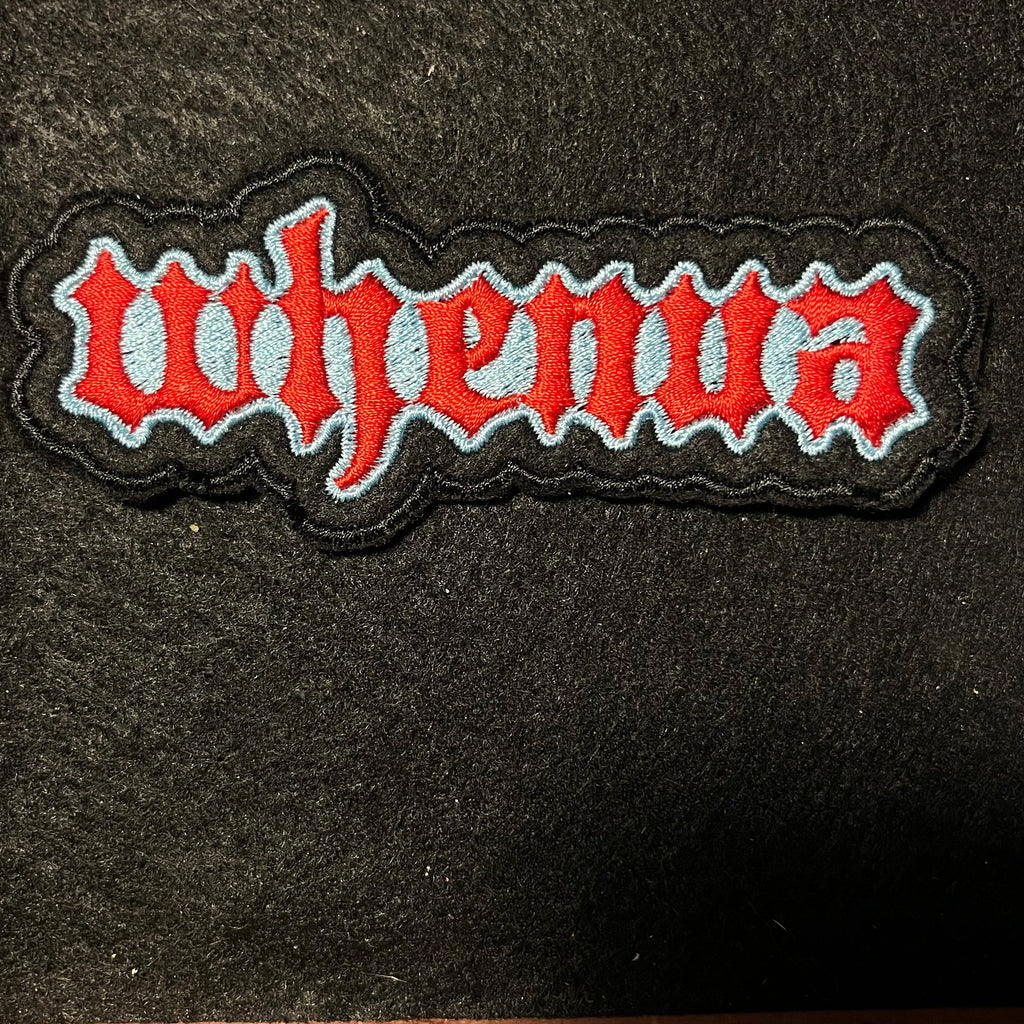Whenua embroidery patch by Turumeke Harrington