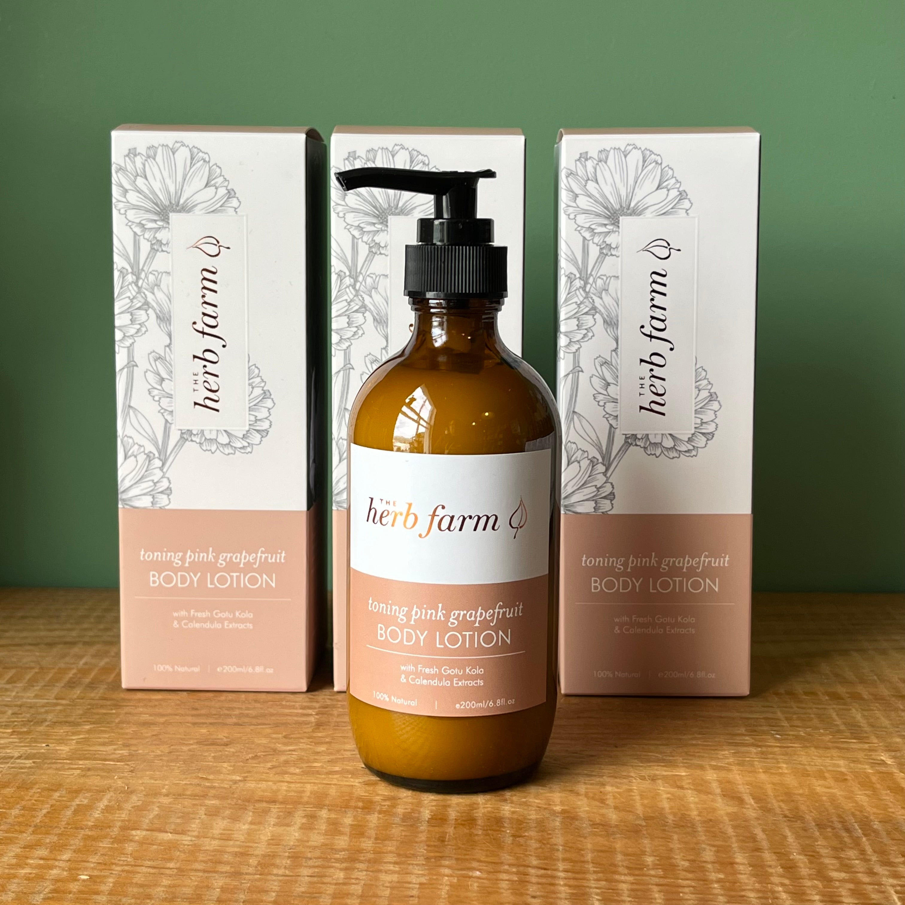 Toning Pink Grapefruit Body Lotion - The Herb Farm