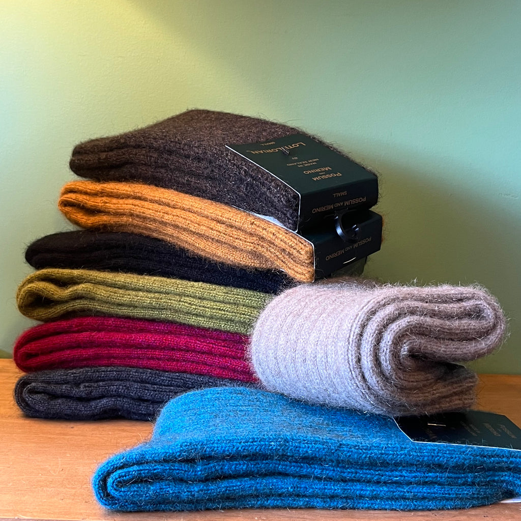 Possum Merino Socks