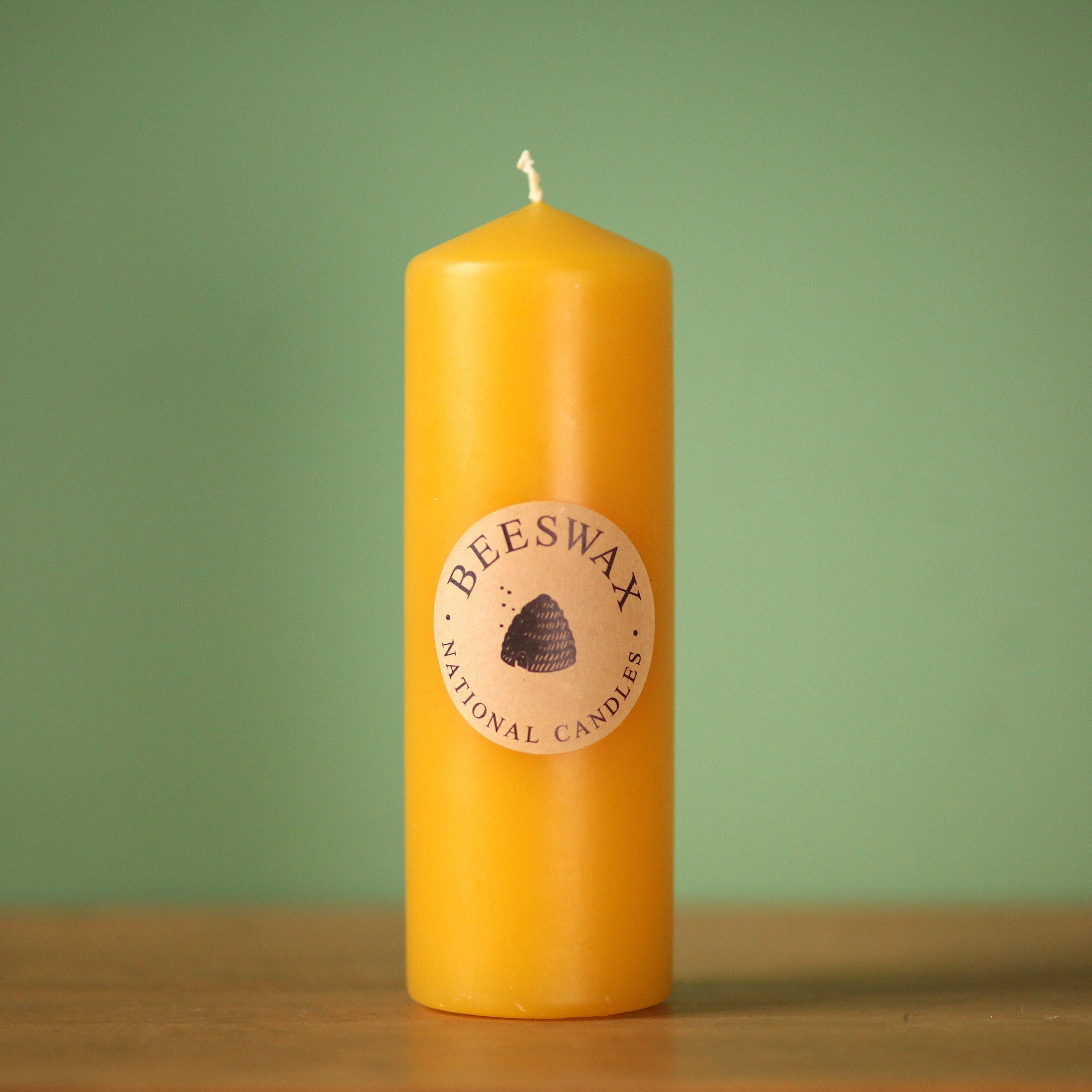 Beeswax Pillar Candle - 50 Diameter
