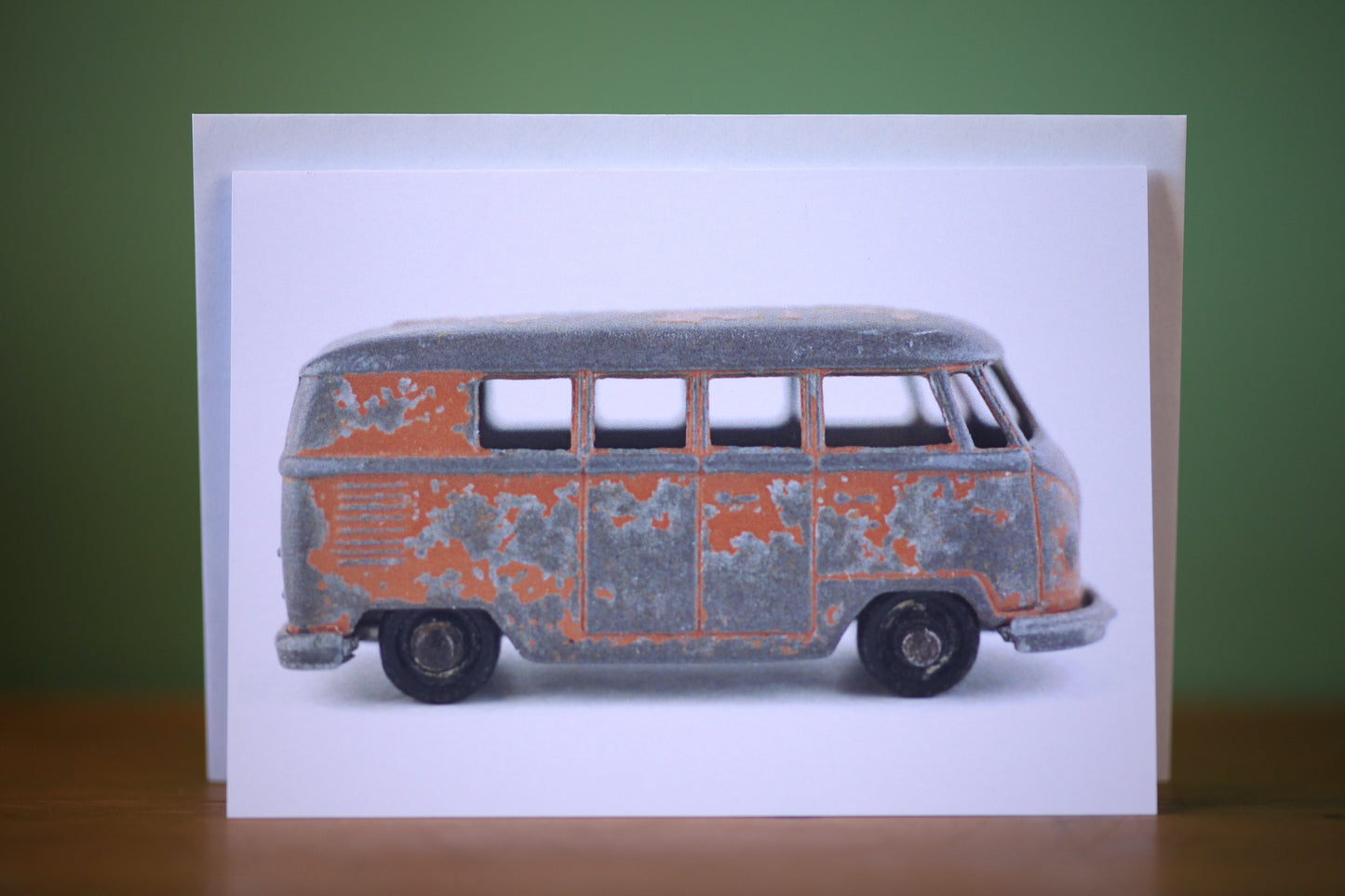 Orange Combi Van Card - Maree Henry