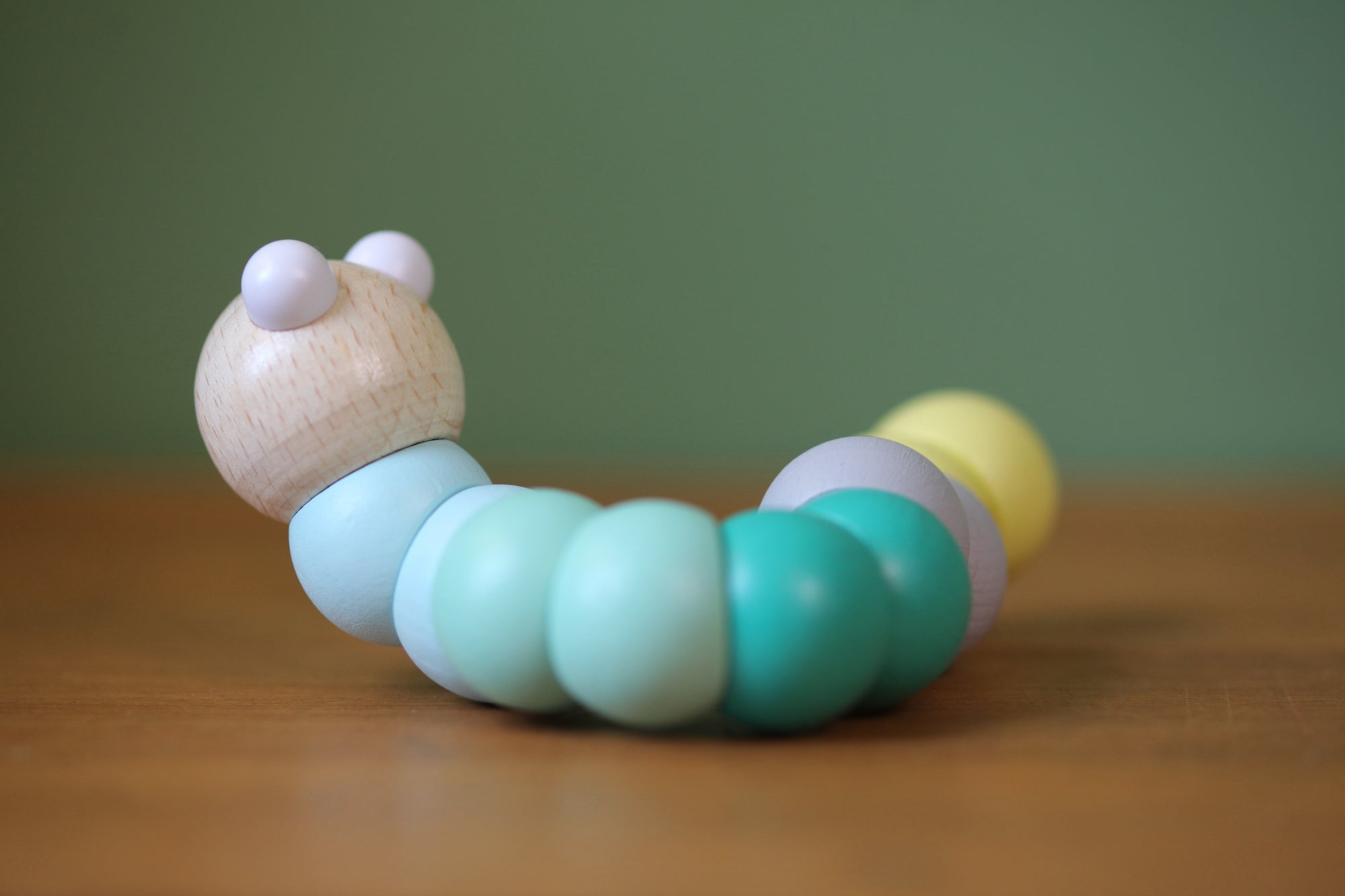 Wooden Wiggly Worm