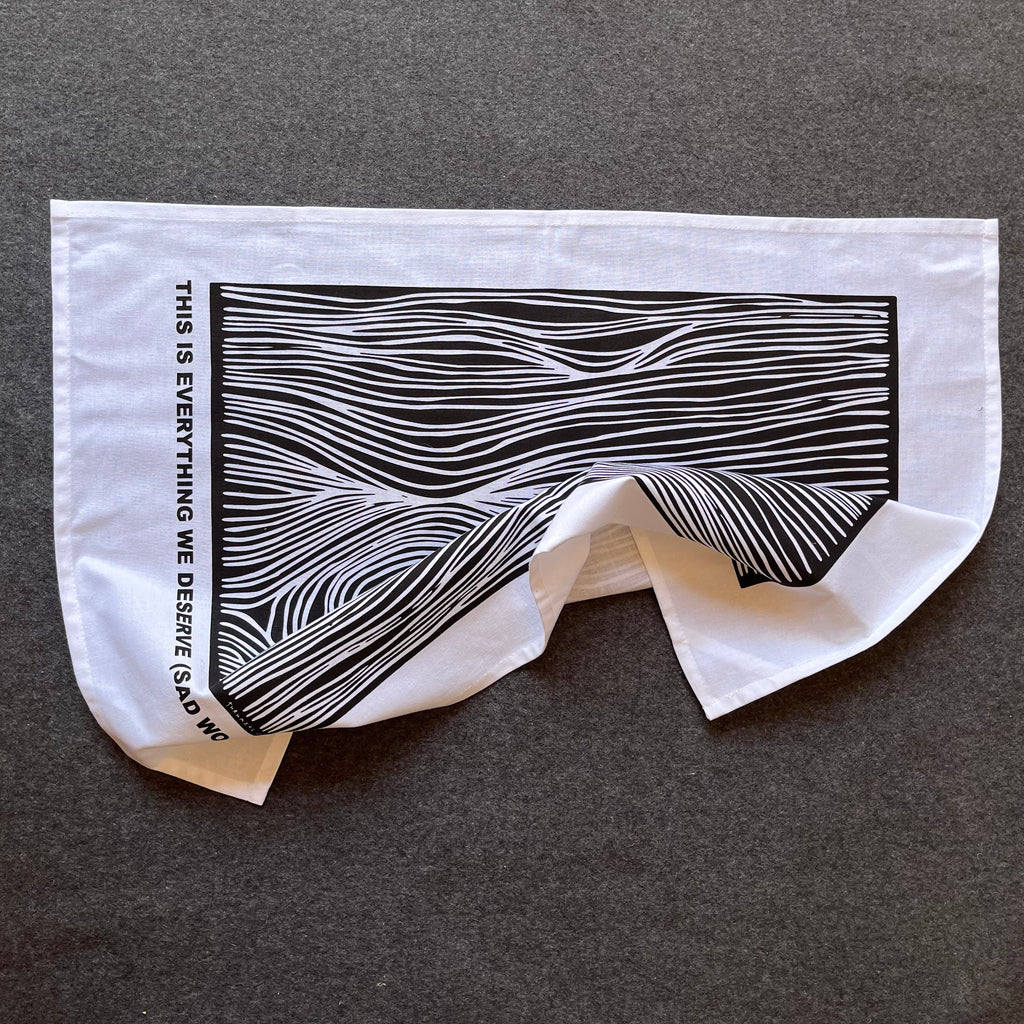 Turumeke Harrington Sad Wood Tea Towel