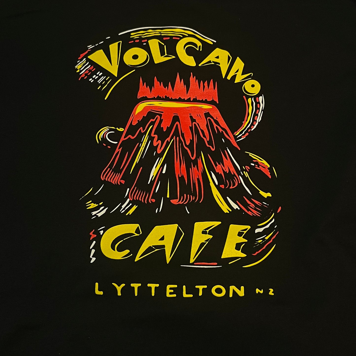 Volcano Cafe 'Bill Hammond' Design T Shirt