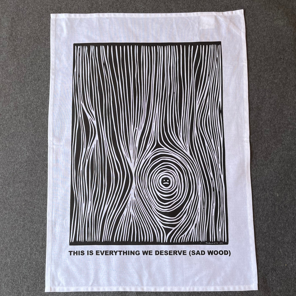Turumeke Harrington Sad Wood Tea Towel